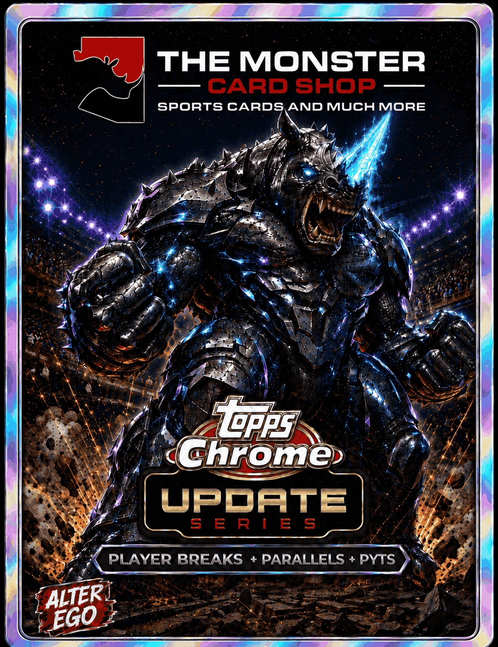 The Monster Card Shop - CHROME UPDATE BASKETBALL 5 CASER +