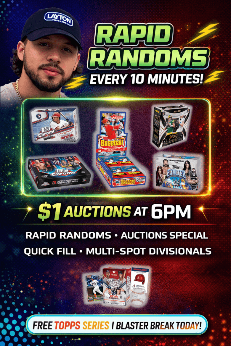 Layton Sports Cards - RANDOMS ALL NIGHT! on Fanatics Live
