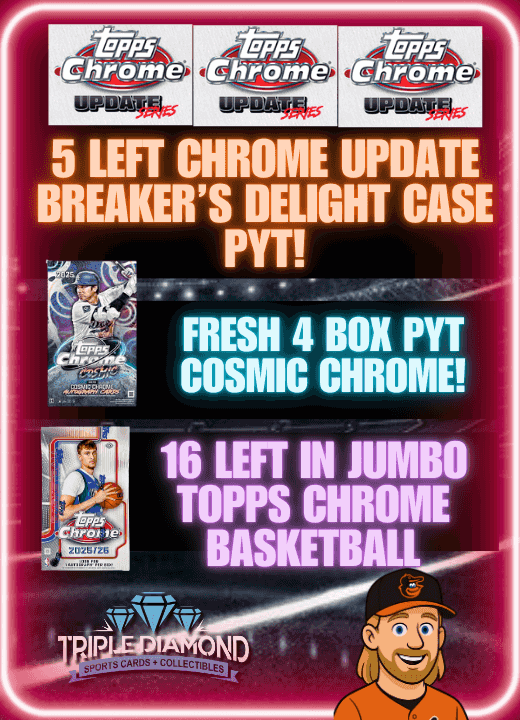 Triple Diamond Sports Breaks - 2 LEFT CHROME UPDATE BREAKER'S DELIGHT ...
