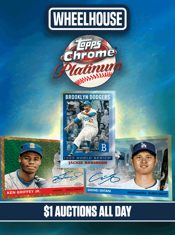 Wheelhouse Breaks - $1 AUCTION 2 BOX TOPPS CHROME PLATINUM W