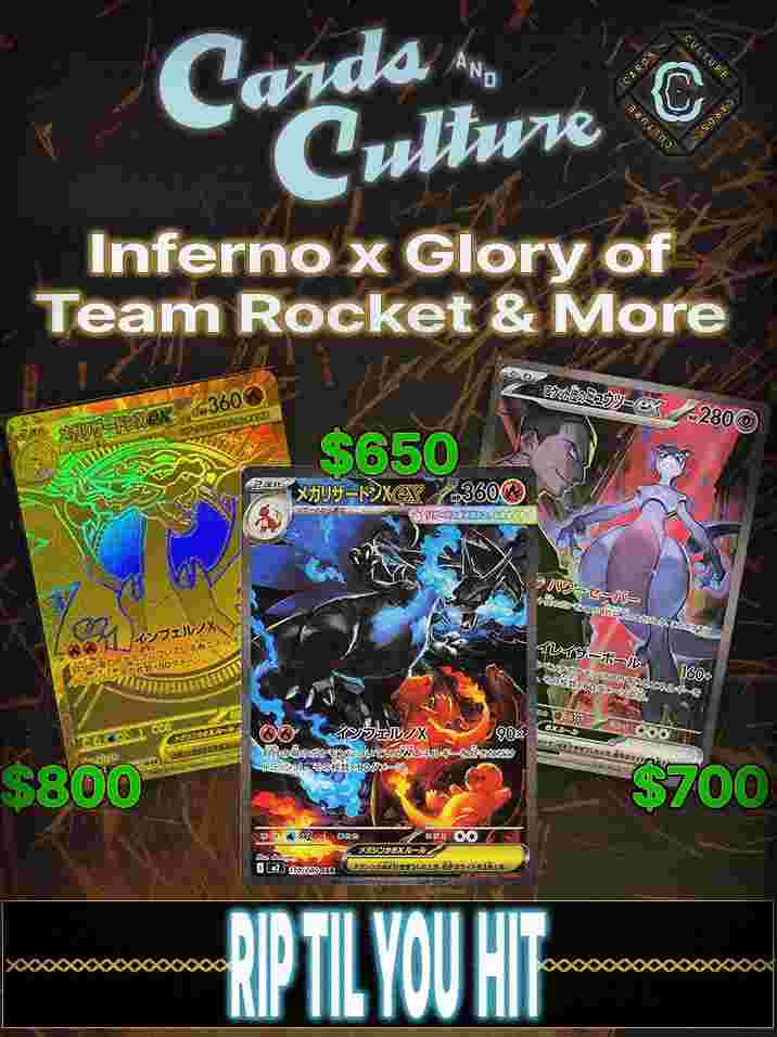 Cards and Culture - Pokemon RIP TIL YOU HIT! on Fanatics Live