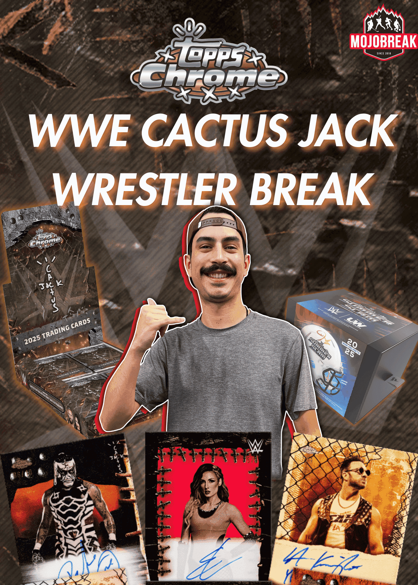 Mojobreak - CACTUS JACK WWE PICK YOUR WRESTLER + $1 STARTS