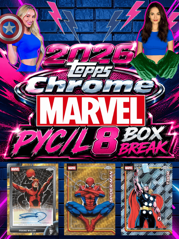 Queenz of Cardz - LA: 2026 TOPPS CHROME MARVEL on Fanatics Live