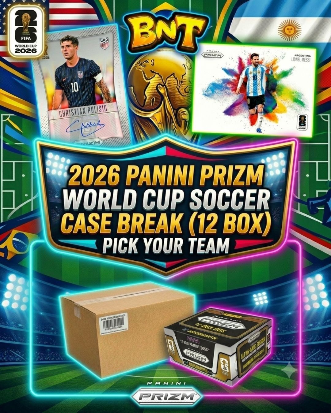 Breaks N Takes - #SC1 2026 World Cup Prizm Hobby Case Break on