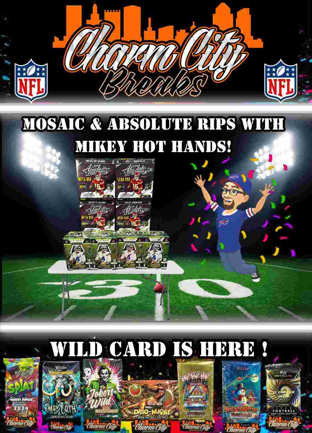 Charm City Breaks - Football Rips W/ Mikey Hot Hands! on Fanatics Live