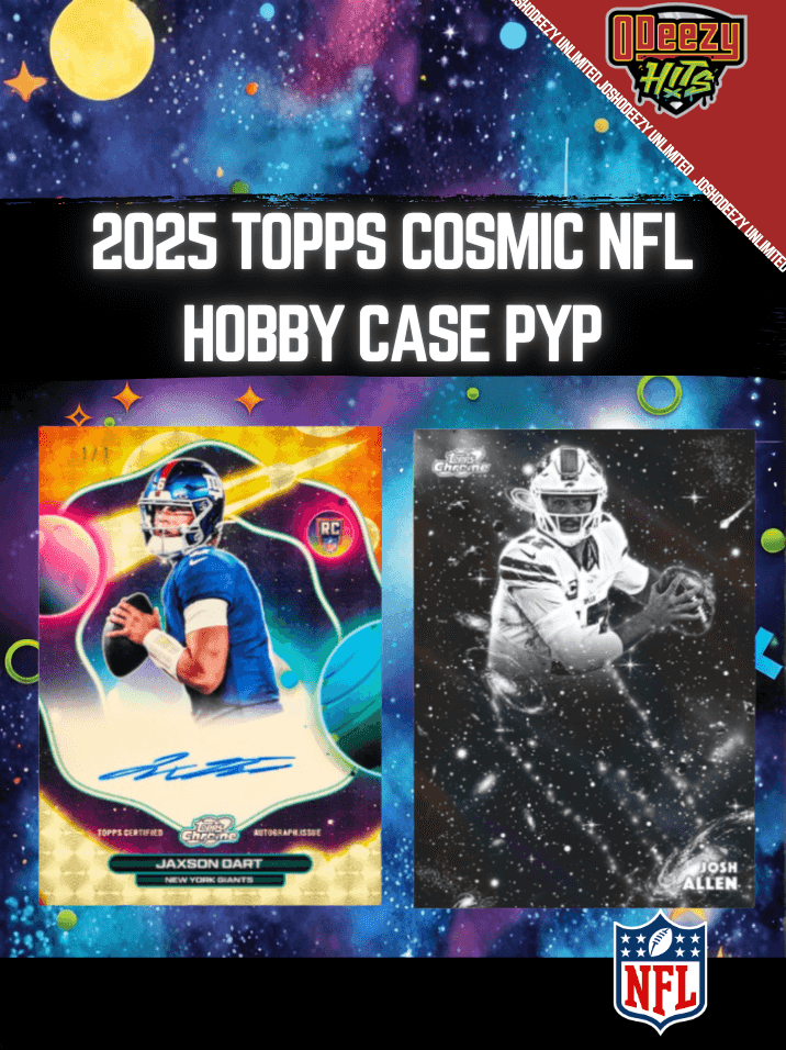 エルサ ファクシミリオートグラフカード 25/25 JoshODeezy - 2025 Topps Cosmic Chrome NFL Football on Fanatics Live