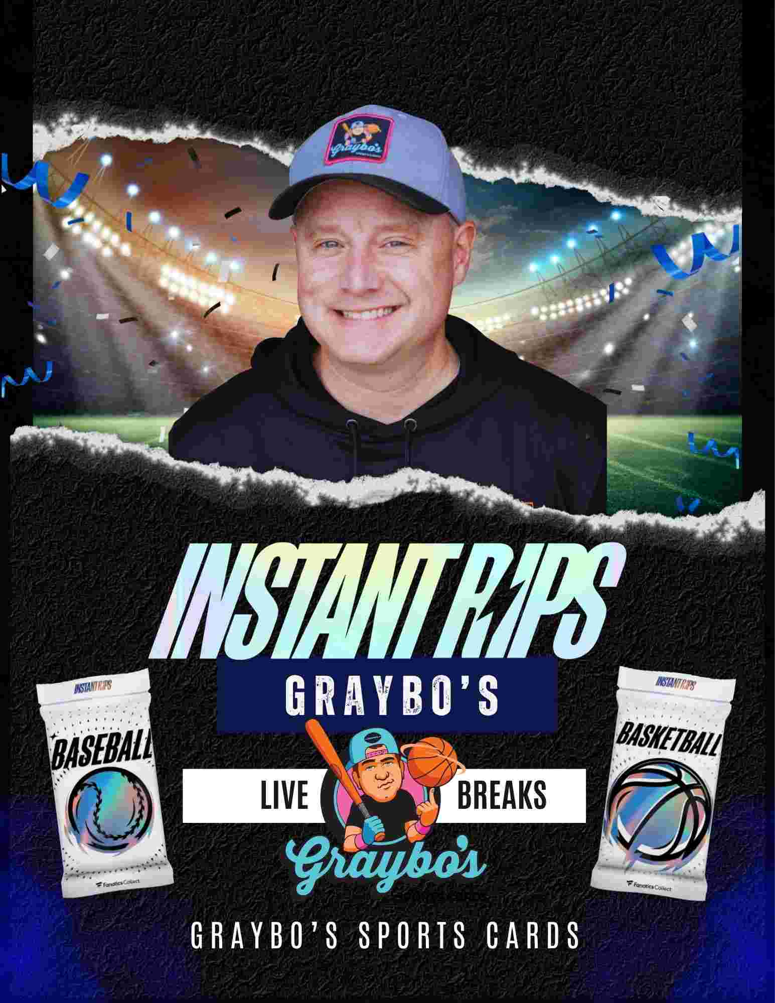 Graybo's Sports Cards - Denny's Weekly Instant Rips Show! on Fanatics Live