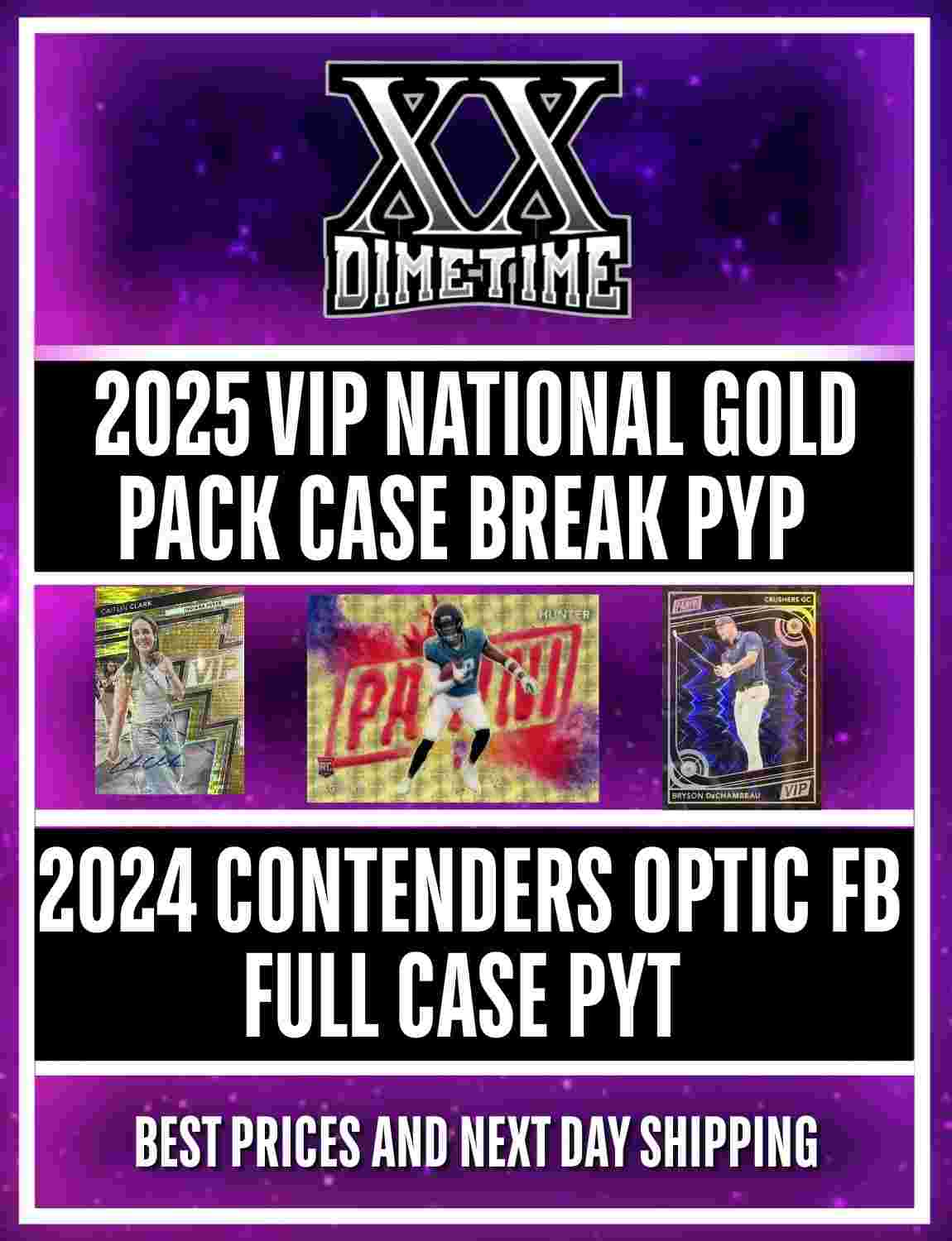 Pyt Packs Dimetime Sportscards - 2025 NATIONAL GOLD PACK CASE PYP | 2024 ...