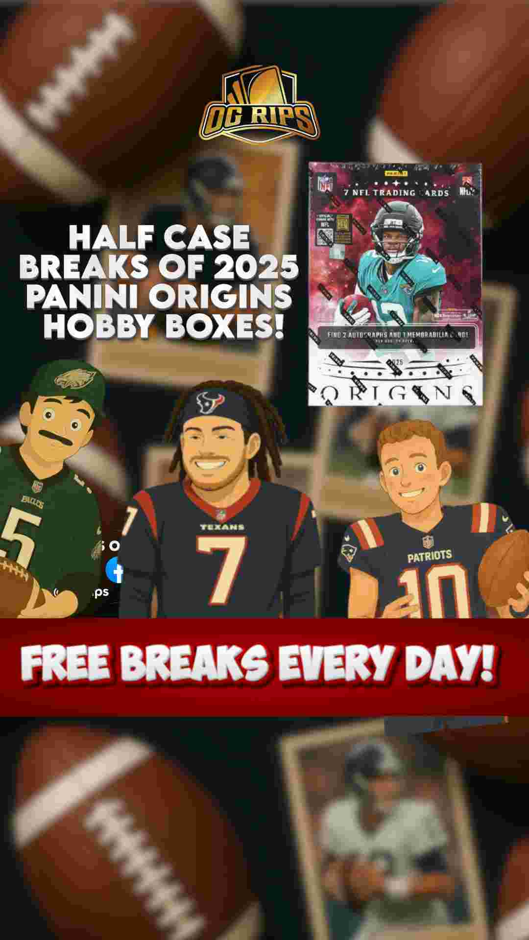 OG Rips - 7 TEAMS LEFT!!! 2025 ORIGINS FOOTBALL!!! CASE HIT LIVE!!! on ...