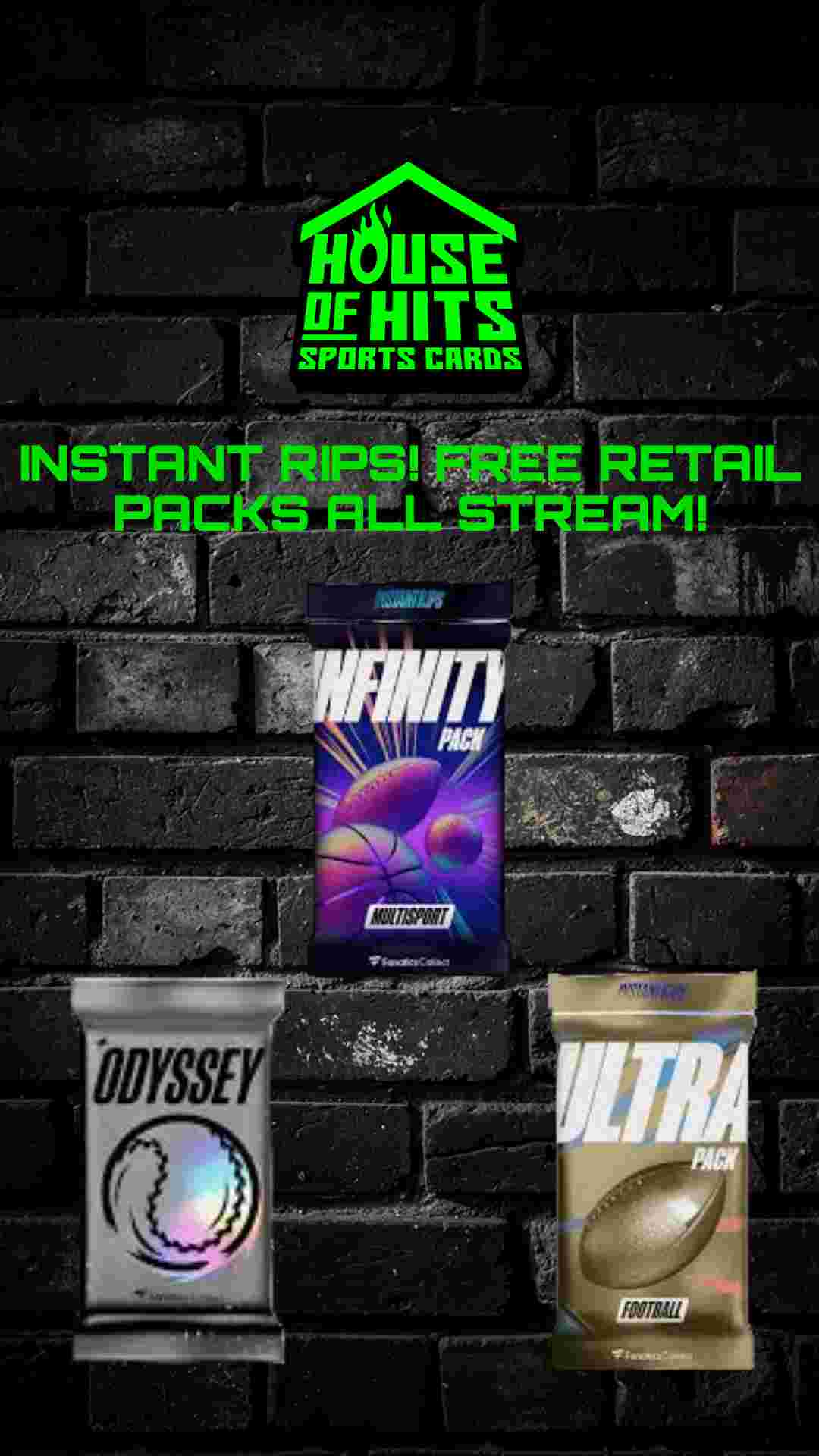 House Of Hits - 💥NON STOP FREE WAX-INSTANT RIPS!💥 on Fanatics Live