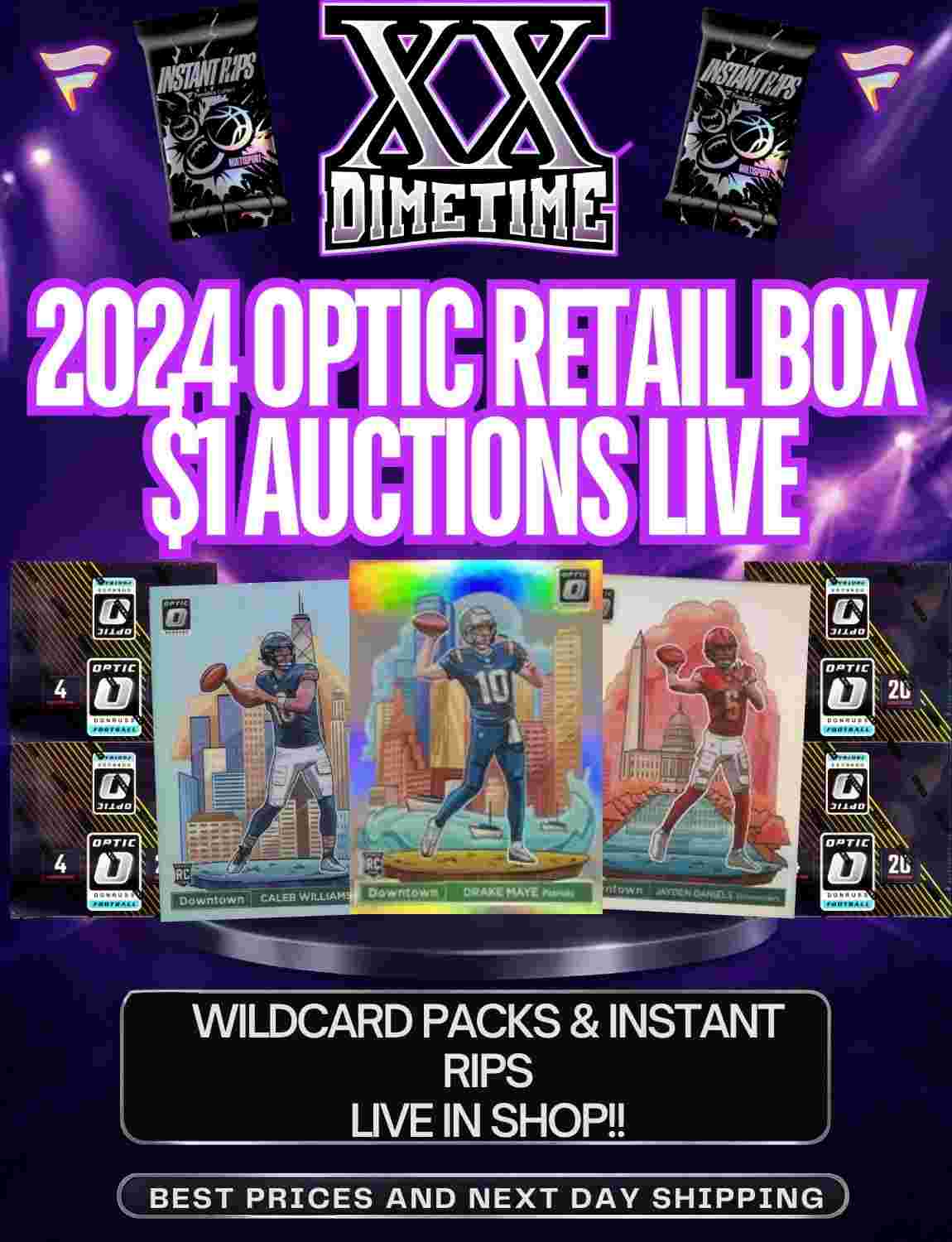 Pyt Packs Dimetime Sportscards - OPTIC FOOTBALL MEGA BOX FULL CASE PYT | INSTANT ...