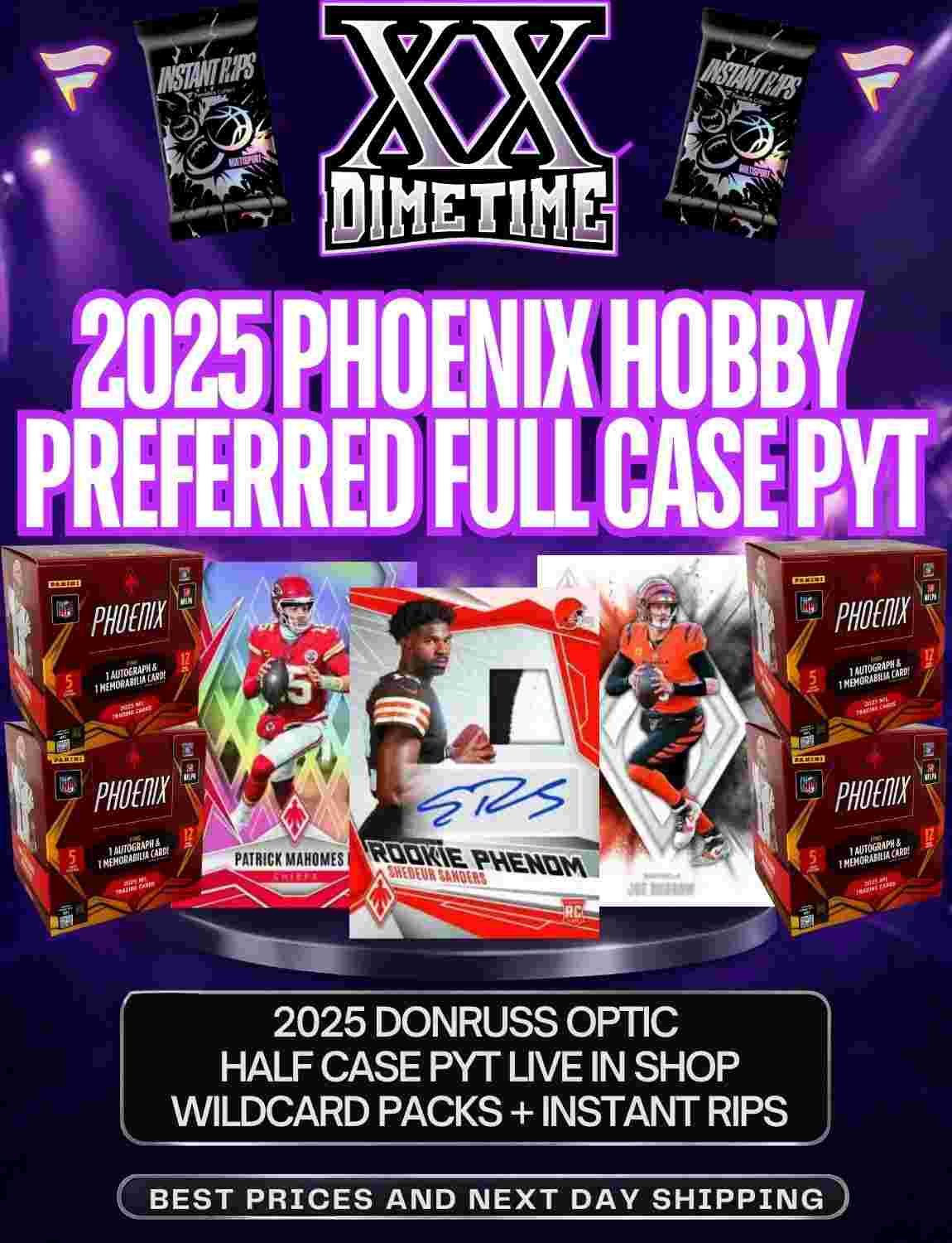 Dimetime Sportscards - #BLITZ 2025 PHOENIX HOBBY PREFERRED CASE PYT ...