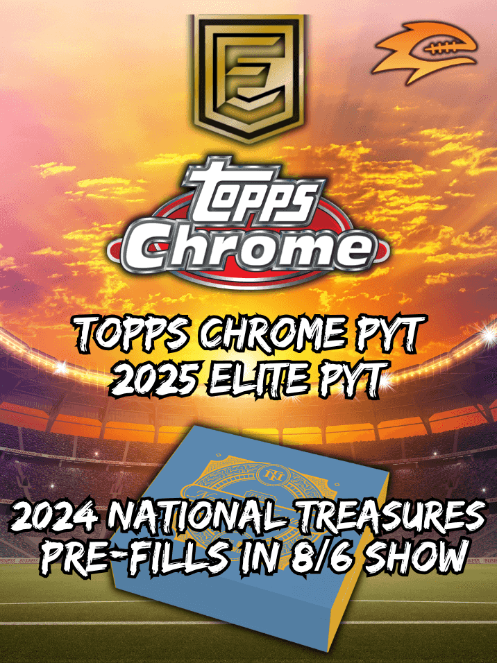 DGN Sports Cards - 2025 ELITE PYT + TOPPS CHROME PYT on Fanatics Live
