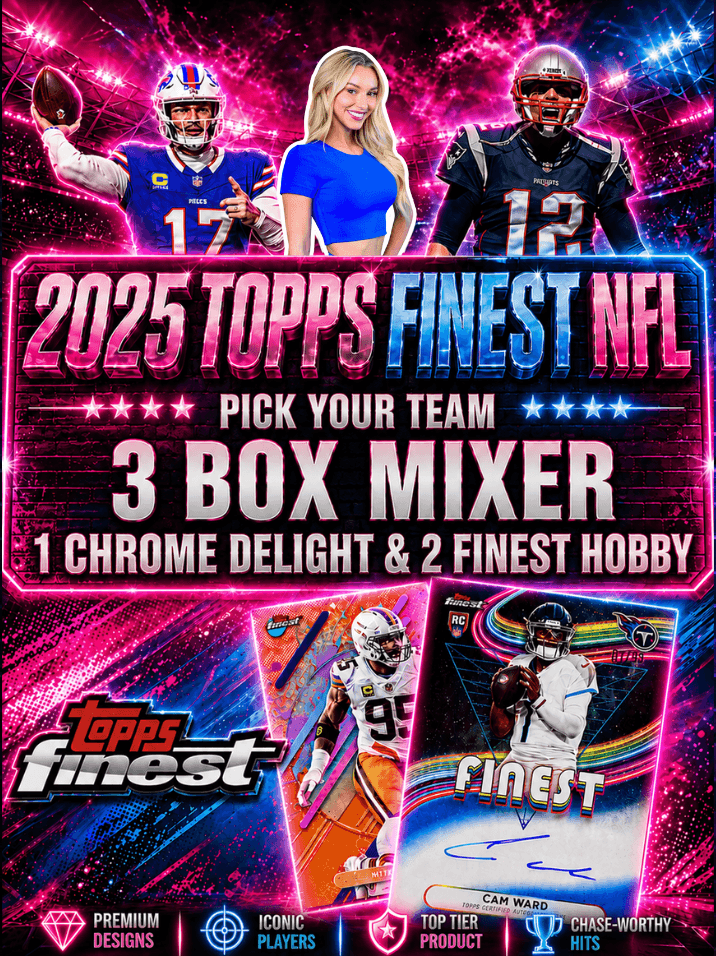 Queenz of Cardz - LA: 3 BOX MIXER NFL 1 CHROME DELIGHT + 2 FINEST