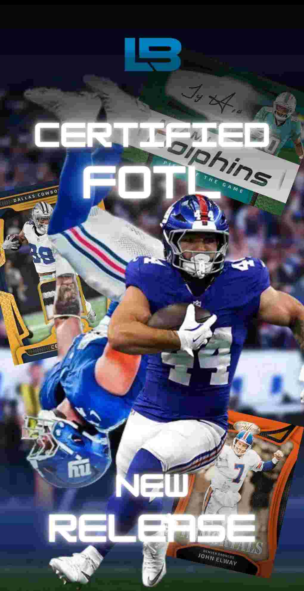 LuckBox Sports Cards - NFL CERTIFIED FOTL!! w/Slim on Fanatics Live