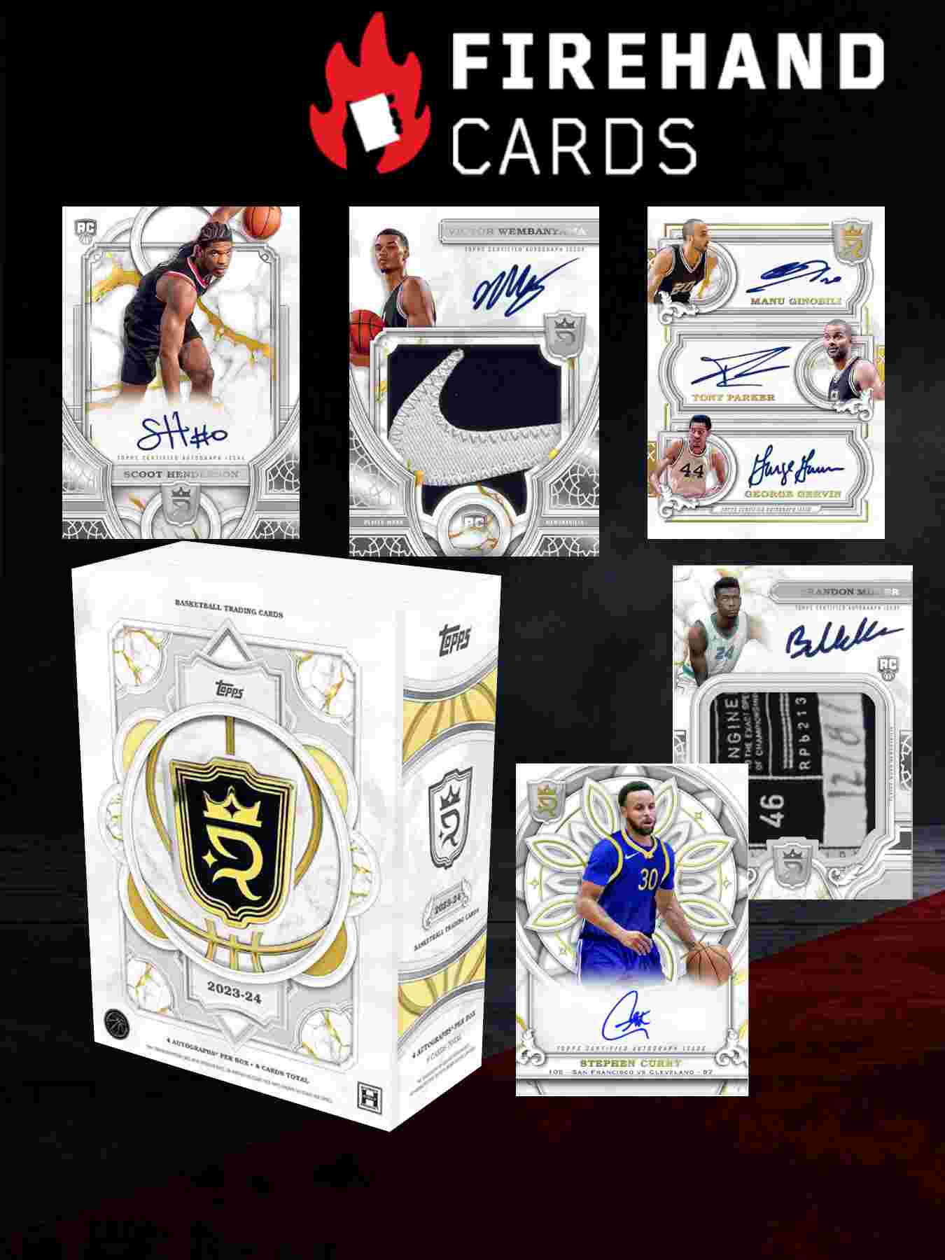 Firehand Cards - 10 left! TAKING OFFERS Topps Royalty 🏀 4 Box Case on ...
