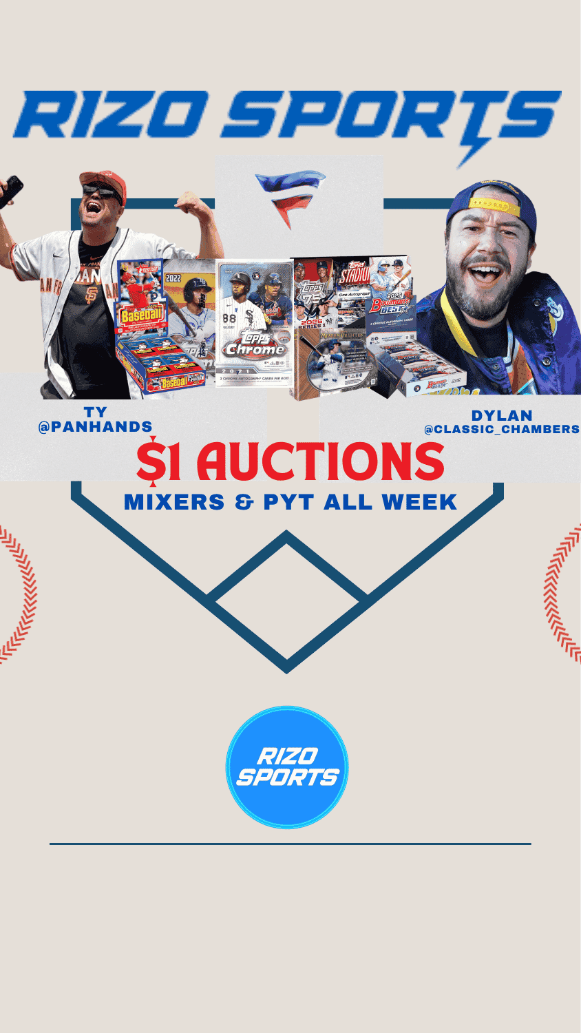 Rizo Sports - ⚾️ MLB 6X Topps Chrome Multi Year PYT (12 AUTOS!!) + $1 ...