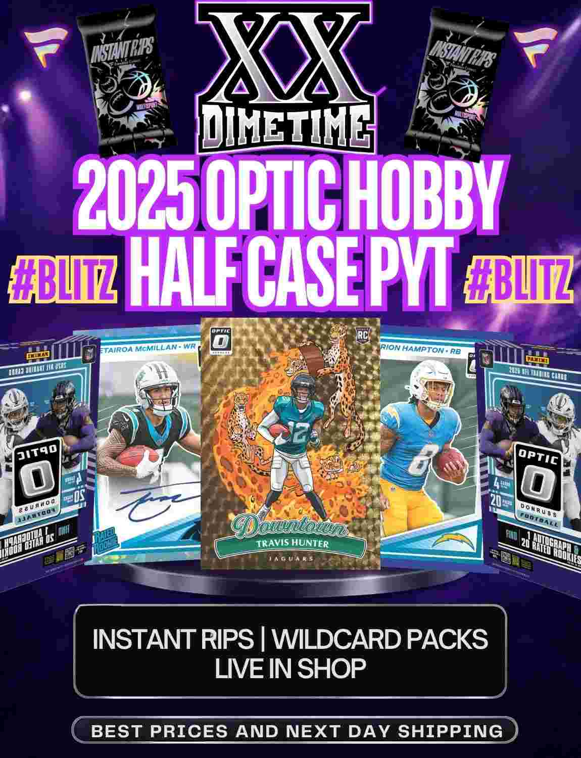 Dimetime Sportscards - #BLITZ 2025 OPTIC HALF CASE PYT | INSTANT RIPS ...