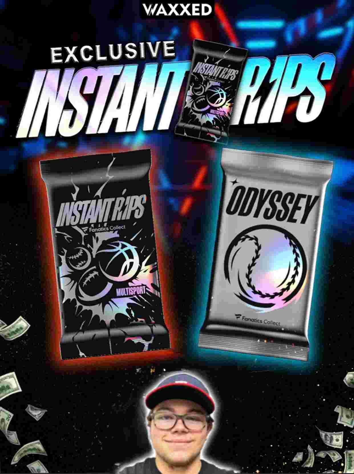 Waxxed - EXCLUSIVE INSTANT RIPS + GIVEAWAYS w/ Joey! on Fanatics Live