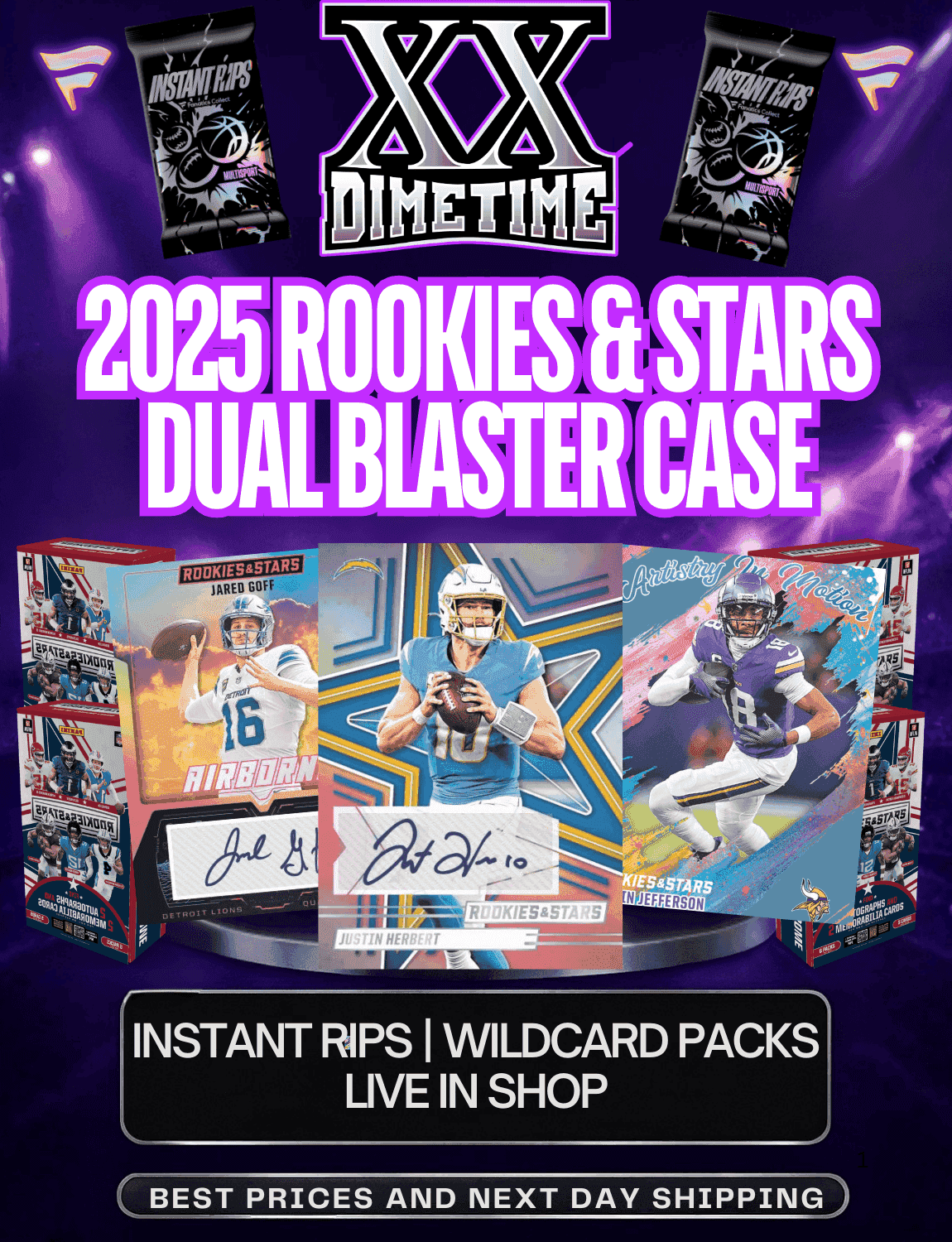 Pyt Packs Dimetime Sportscards - 2025 ROOKIES & STARS DUAL BLASTER CASE PYT ...