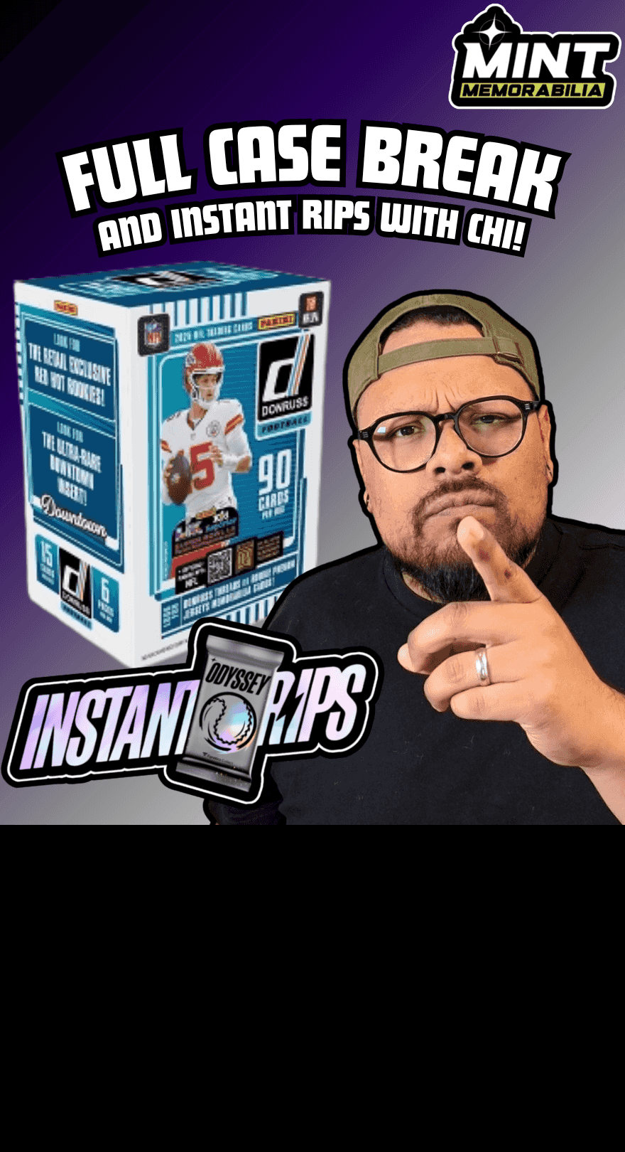 Mint Memorabilia - INSTANT RIPS & FULL CASE DONRUSS FOOTBALL WITH CHI ...