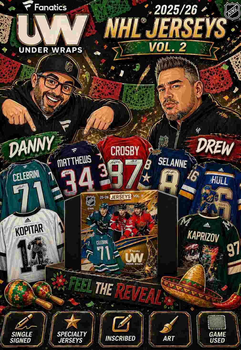TheCardCave203 - 2026 Fanatics Under Wraps Jerseys Volume II