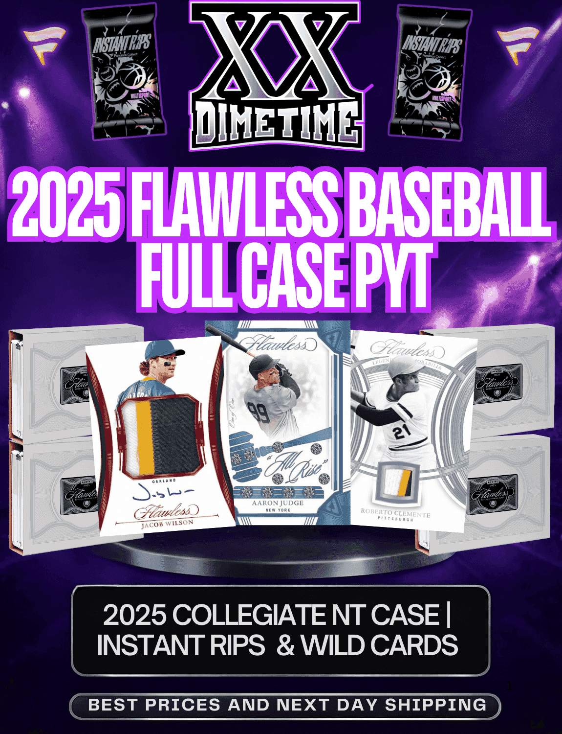 Dimetime Sportscards - 2025 FLAWLESS BASEBALL FULL CASE PYT | 2025 ...