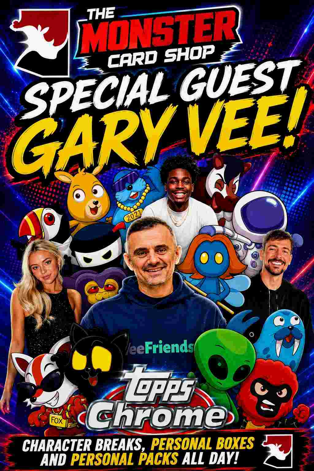 The Monster Card Shop - 2026 VEE FRIENDS CHROME LIVE ALL DAY