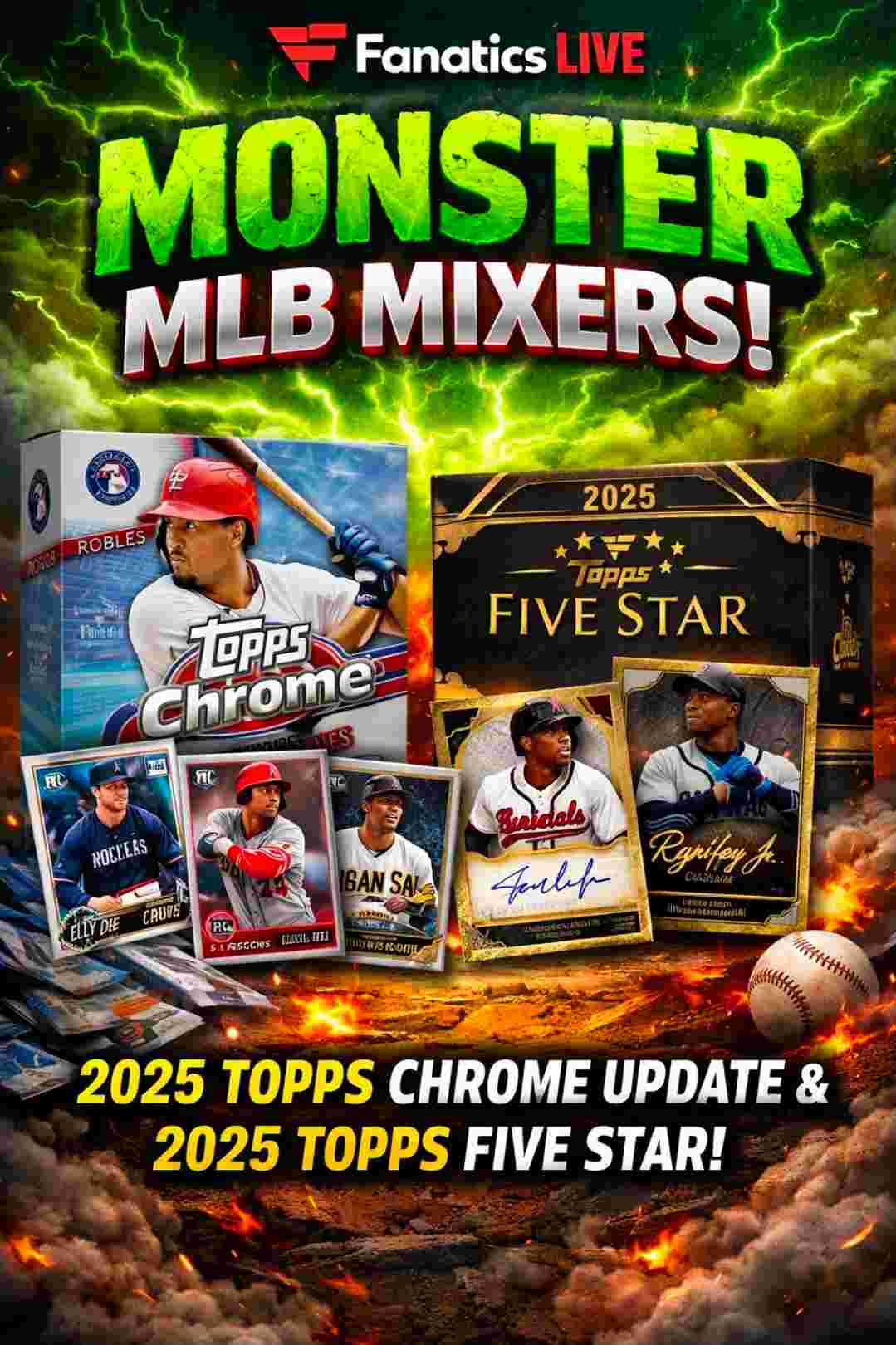 LMS Box Breaks - ONLY 3 TEAMS LEFT! FULL CASE TOPPS MLB 5 STAR/CHROME ...