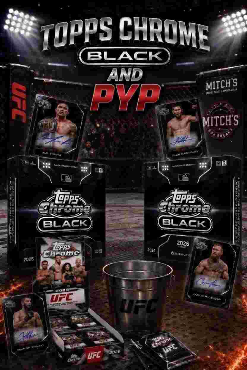 Mitch's Box Breaks - Topps Chrome UFC & Chrome Black PYP W/Thomas on ...